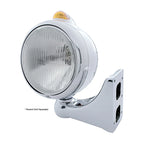 Headlight Bulb Chrome Guide H4 LED Dual Mode Amber for Jeep Wrangler (2007–2018)