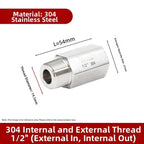 304 Stainless Steel Check Valve for Directional Flow Control