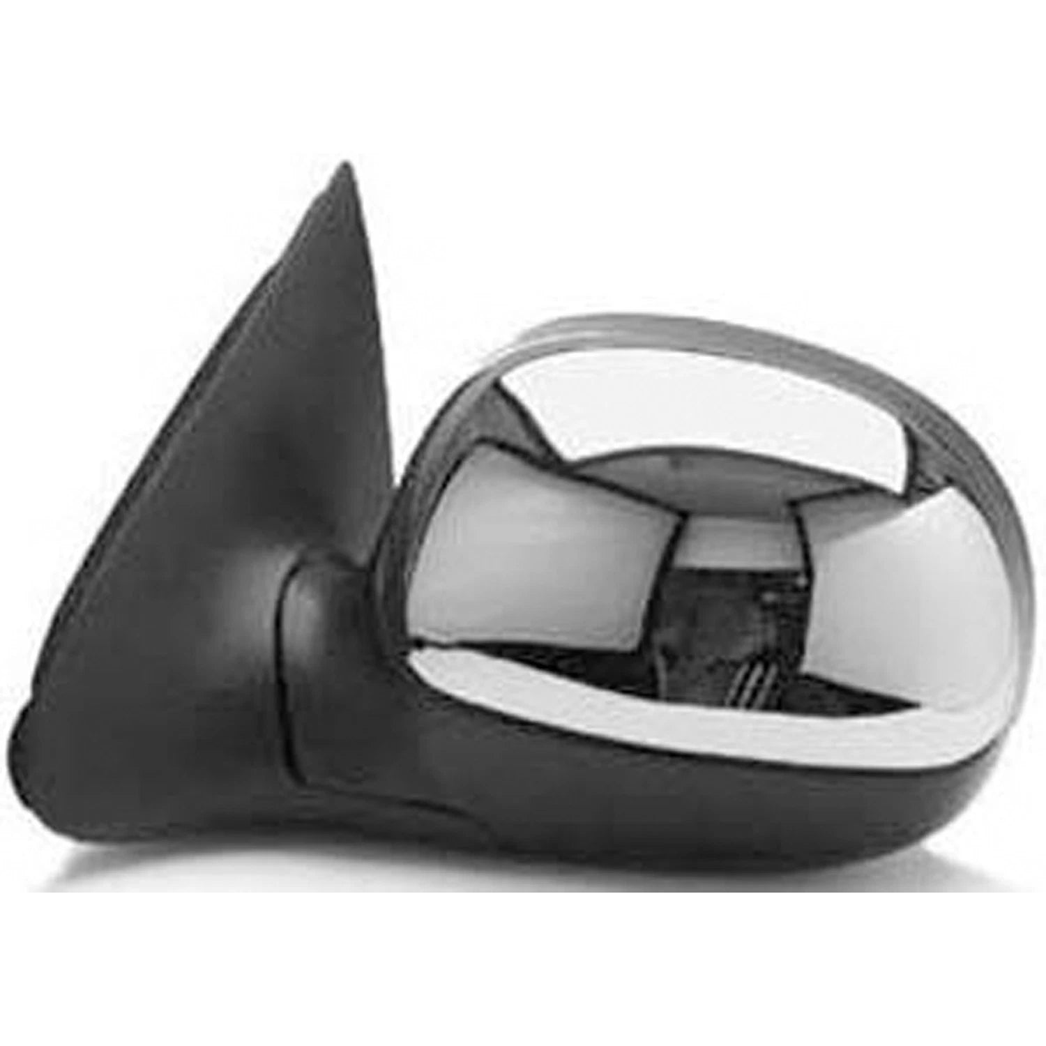 Replacement Chrome Driver Side Manual Door Mirror (See compatibility Chart)