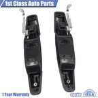 2X Black Outside Door Handles for Chevrolet GMC Cadillac (2007-2013)