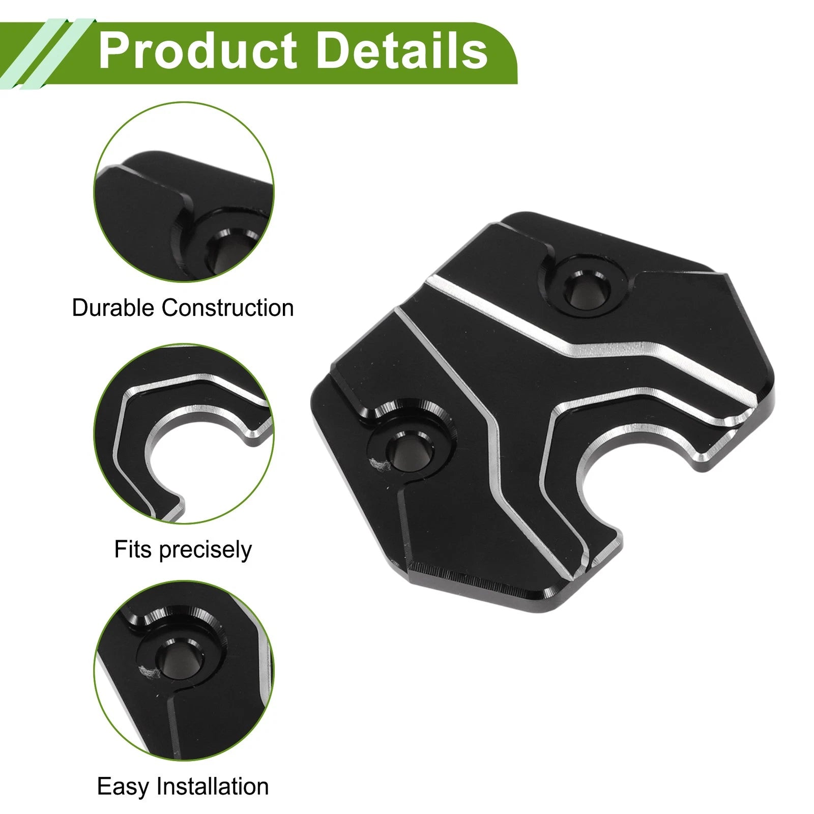 Set of 1 Sun Visor Repair Kit for Dodge Ram 1500 (2019–2023) Black
