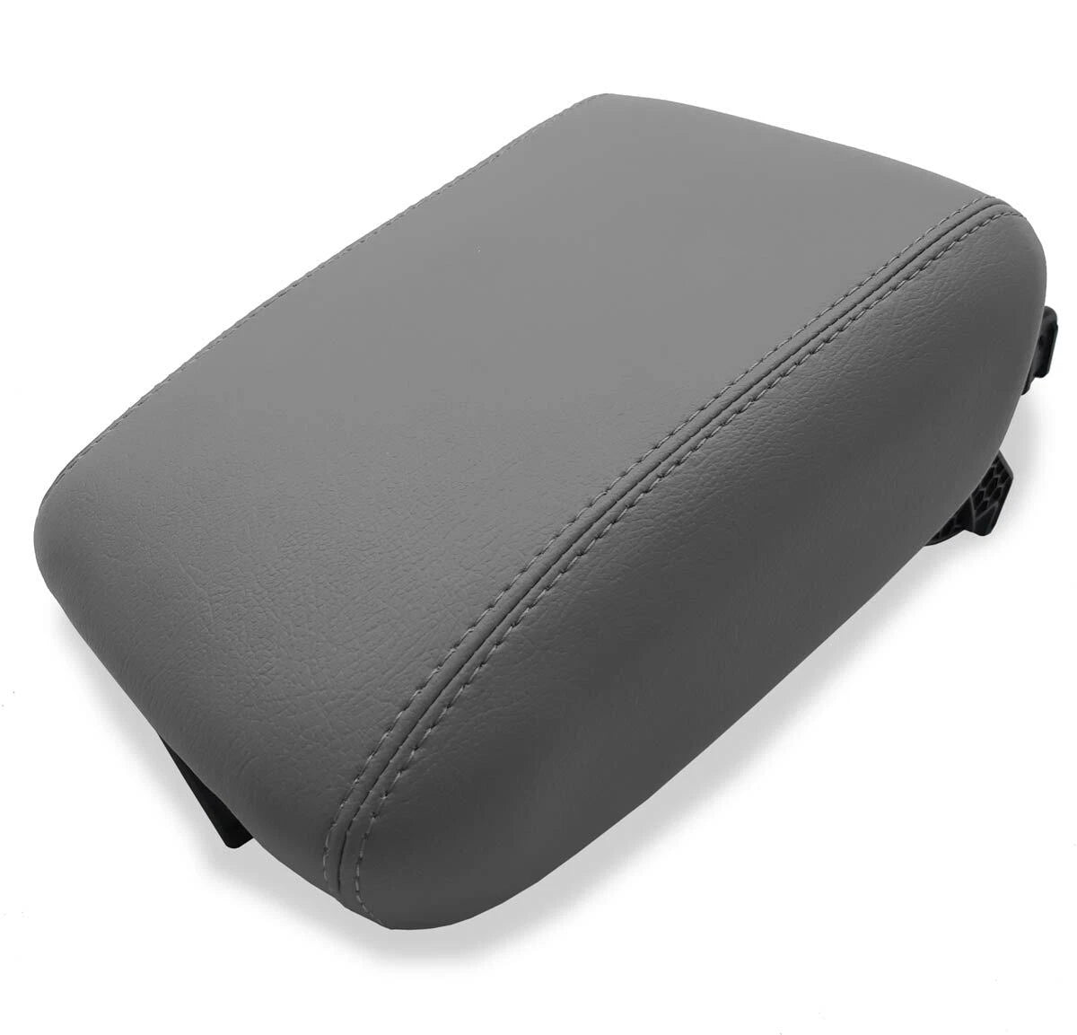 Center Console Lid Armrest Cover for Honda CR-V (2017–2021) Gray PVC Leather