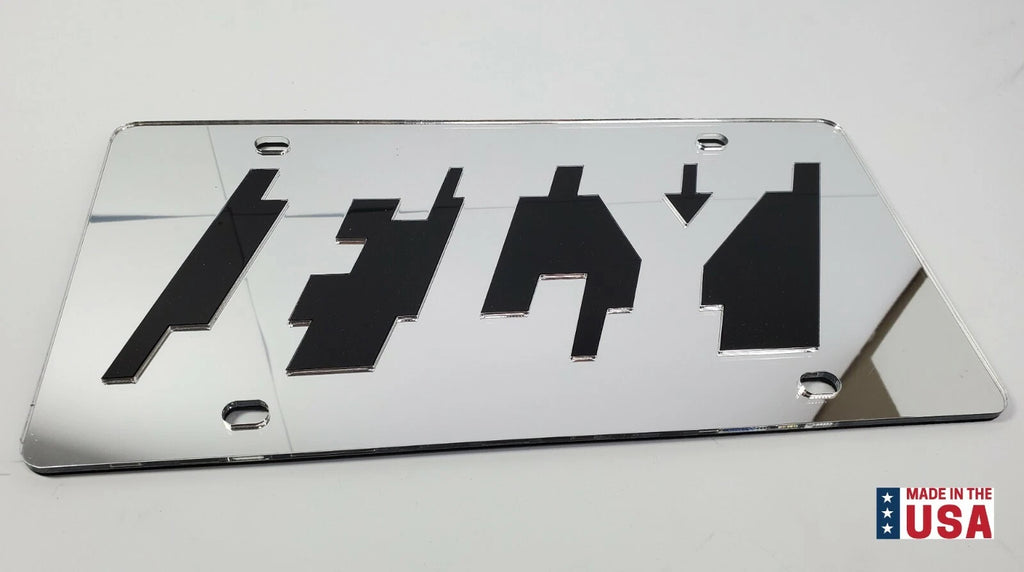 License Plate Frame Acrylic Emblem for Airplane Pilot RC Club (Universal)