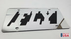License Plate Frame Acrylic Emblem for Airplane Pilot RC Club (Universal)
