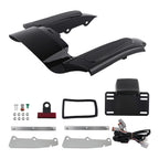 ABS Rear Mud Flaps for Harley Road King/Electra Glide/Street Glide (2009–2013)