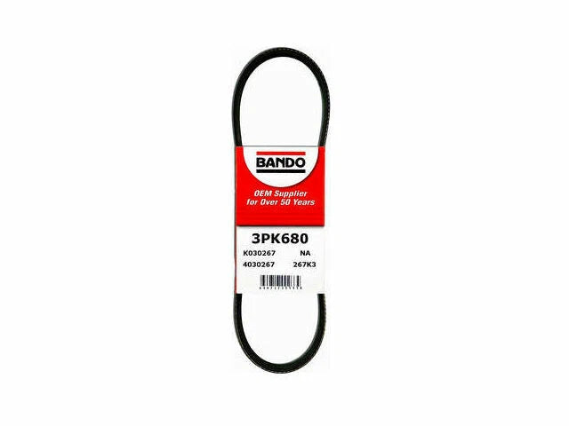 Water Pump Multi Rib Belt for Mazda Tribute (2001–2004) B819GV