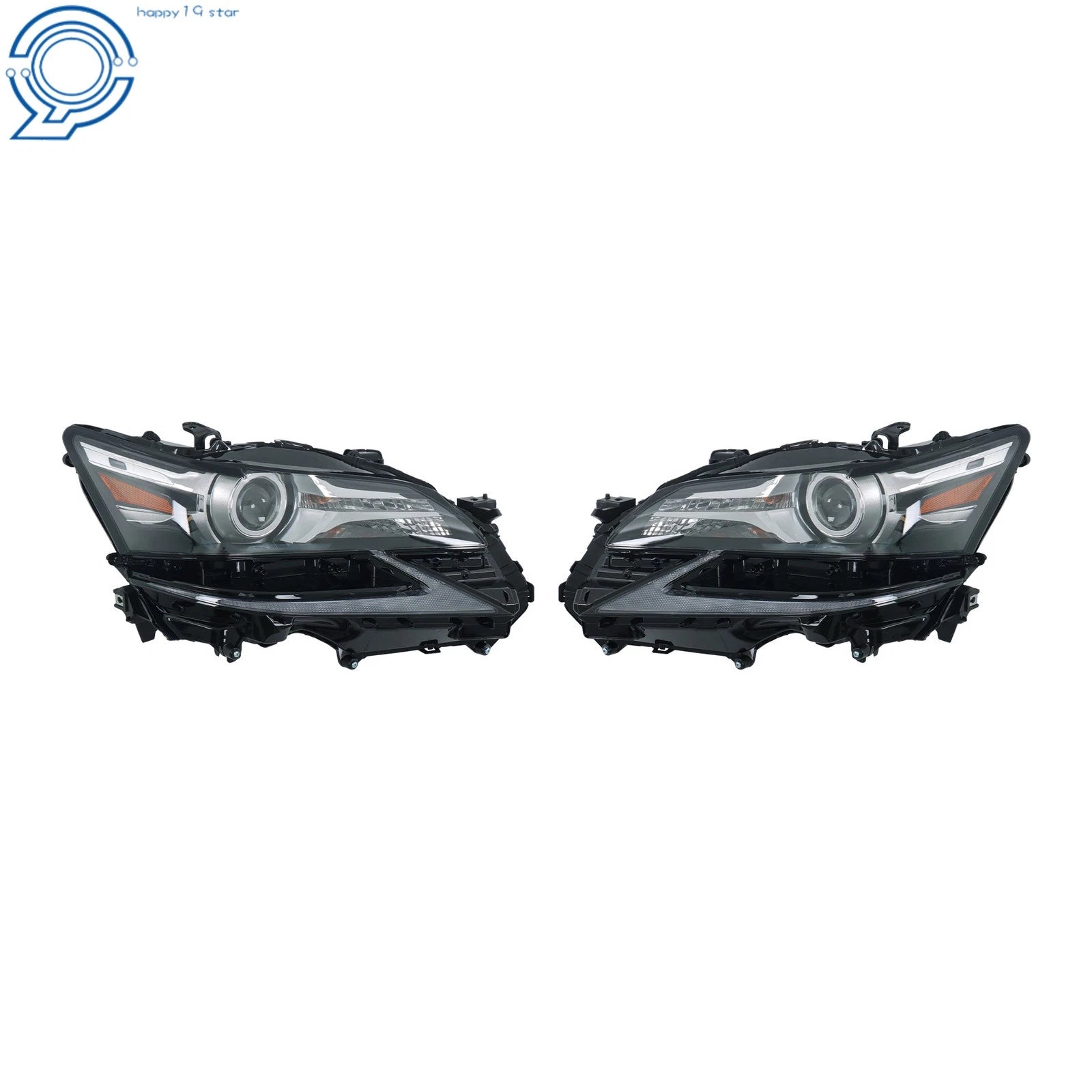 Set of 2 LED Headlights for Lexus GS450h GS350 GSF (2016–2018)