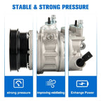 AC Compressor with Clutch for Volkswagen Beetle Jetta Golf Passat (2006–2014)