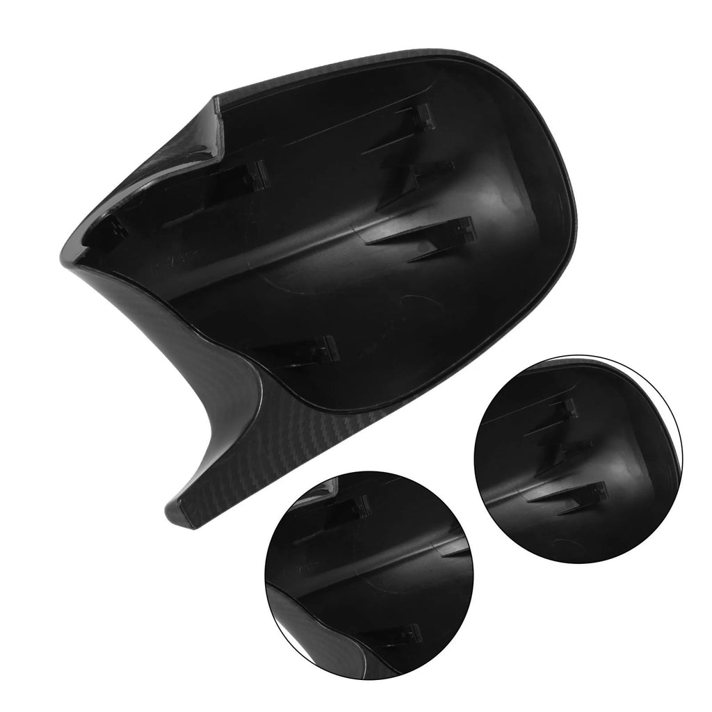 Carbon Fiber Rear View Mirror Cover Cap for BMW E90 E91 E92 LCI (2008–2013)