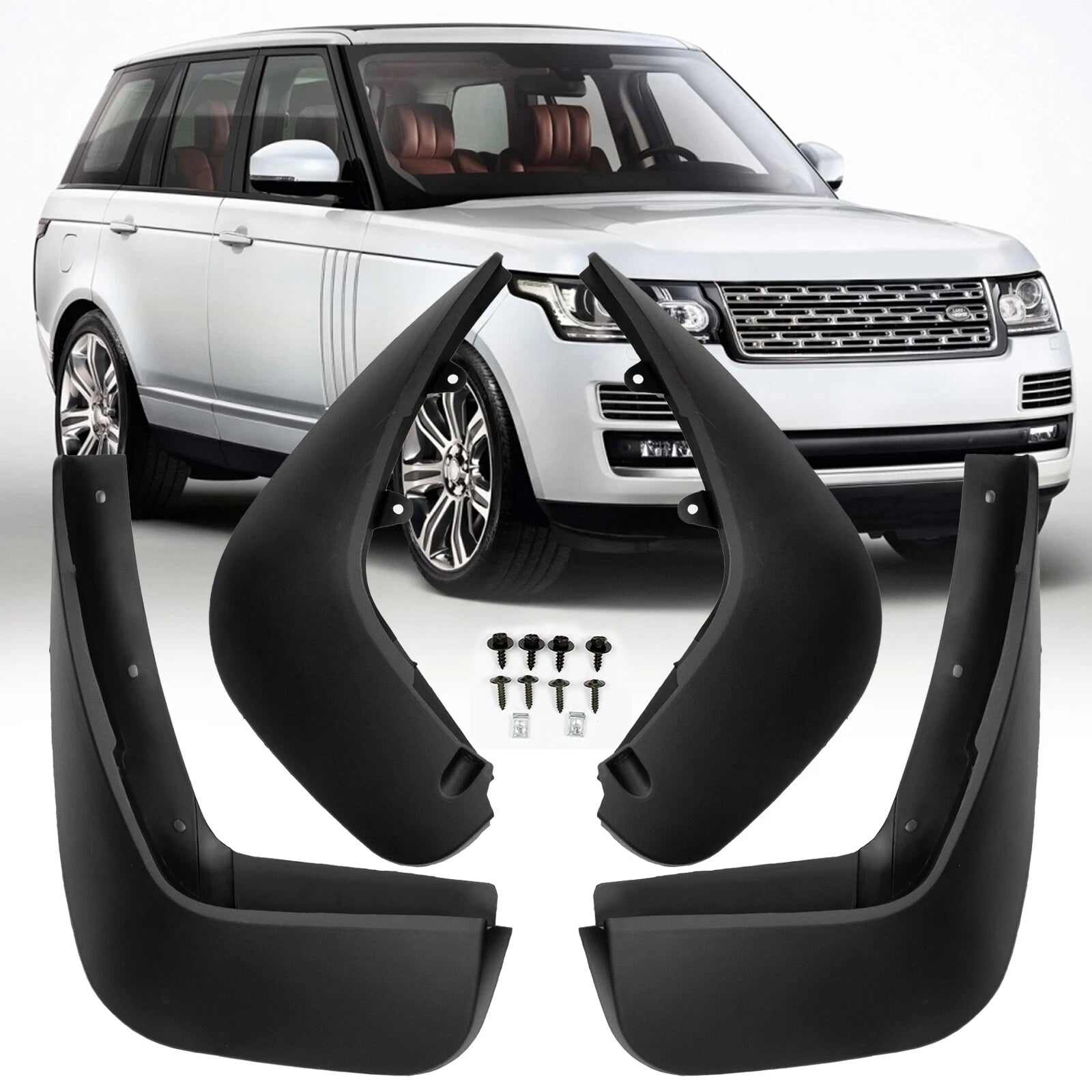 Set of 4 Splash Guards Mud Flaps for Range Rover L405 Vogue (2012–2021)
