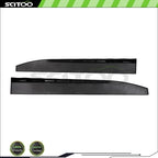 Universal Side Skirt Rocker Splitters Diffuser Winglet Glossy Black (31"x4")