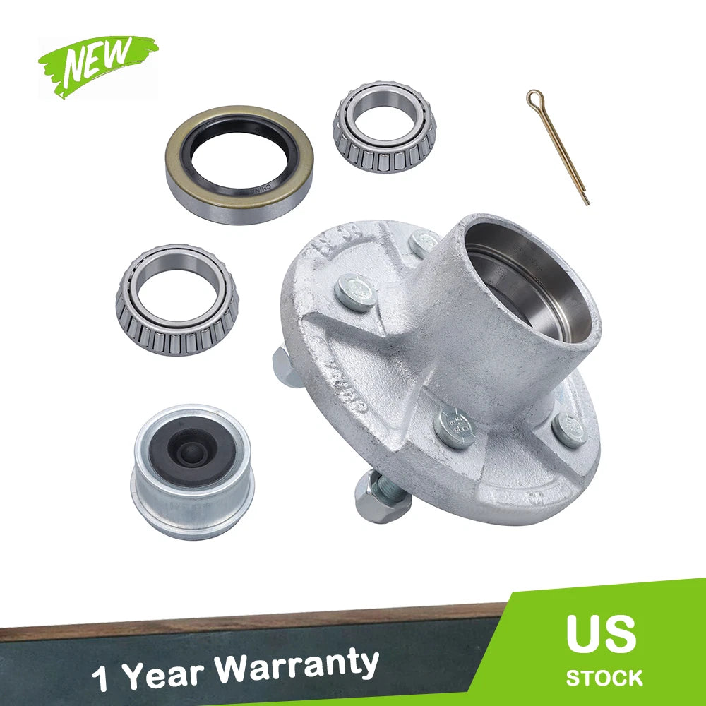 Boat Trailer Hub Kit for 3500lb Trailers (5 on 4.5")
