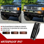 Amber LED Signal Lights with Smoked Lens for Toyota 4Runner & Pickup (1984–1988)