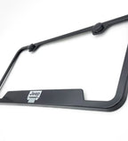License Plate Frame Black Plastic Notched for Jeep Grille Script (2007–2024)