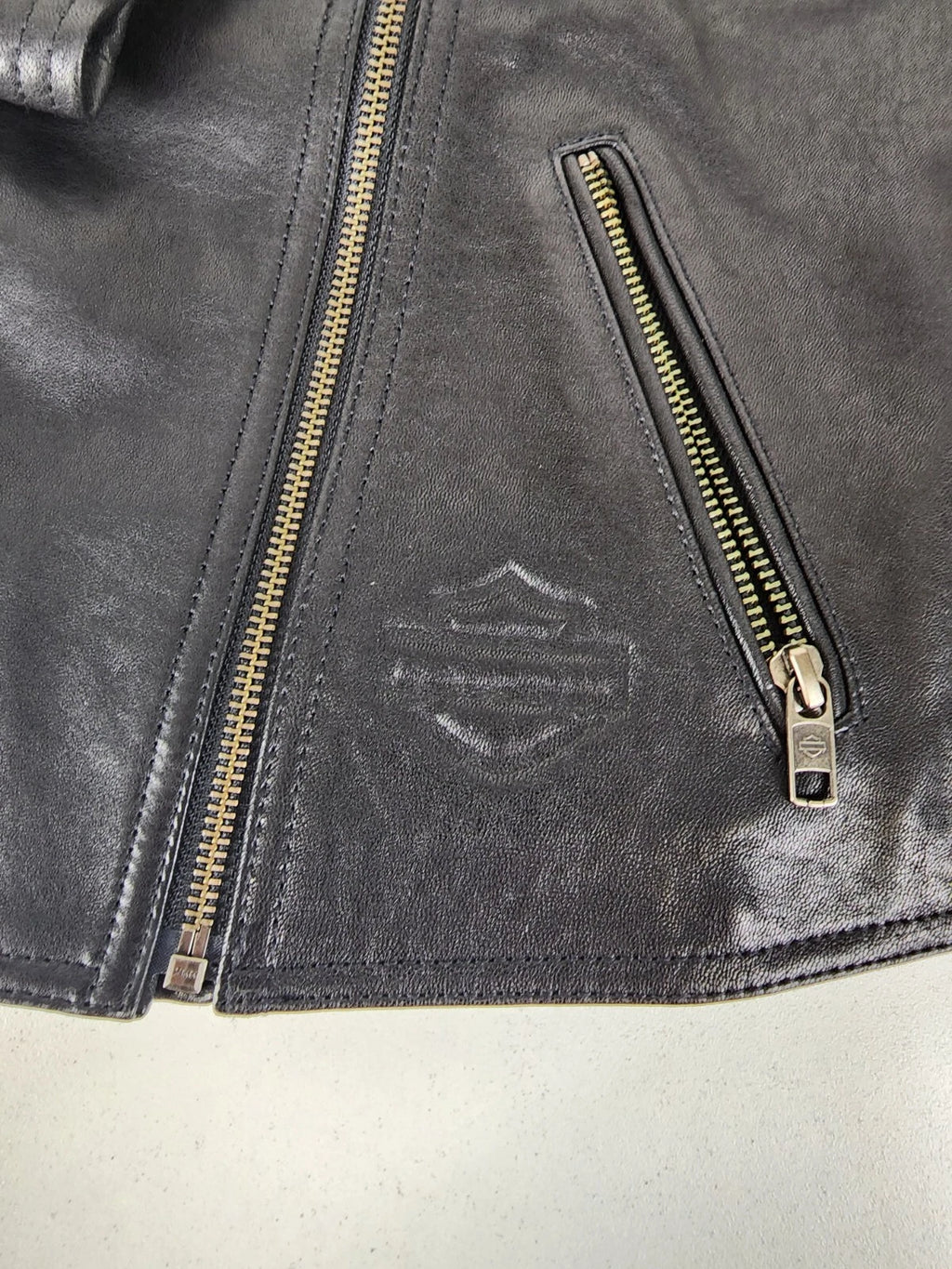 Harley-Davidson Women's Reservoir Moto Leather Jacket XL 97022-22VW