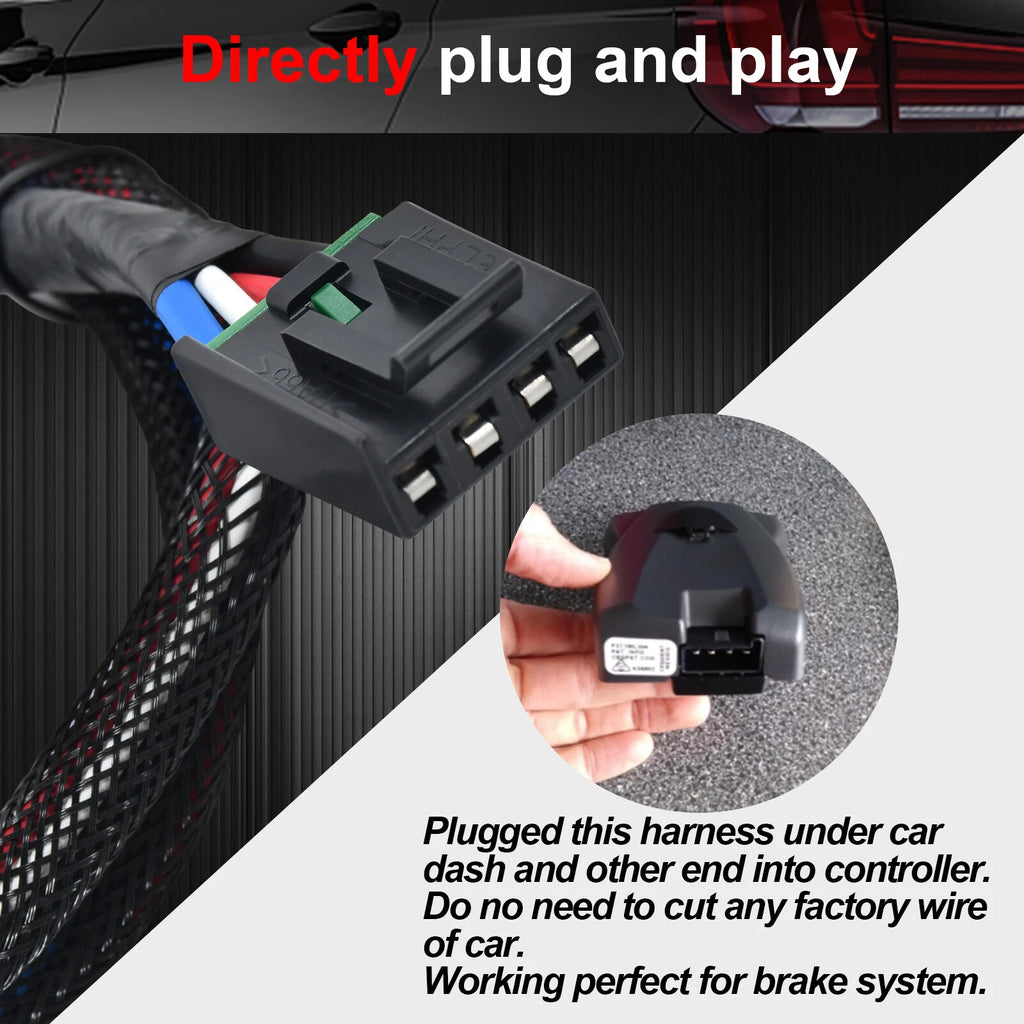 Brake Control Wiring Harness for GMC Chevy (Compatible with Tekonsha 90195 P3)