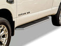 Set of 2 Polished 6" Side Steps for Nissan Titan Crew Cab (2004–2024)