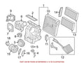 HVAC Heater Core for BMW (64119297754)