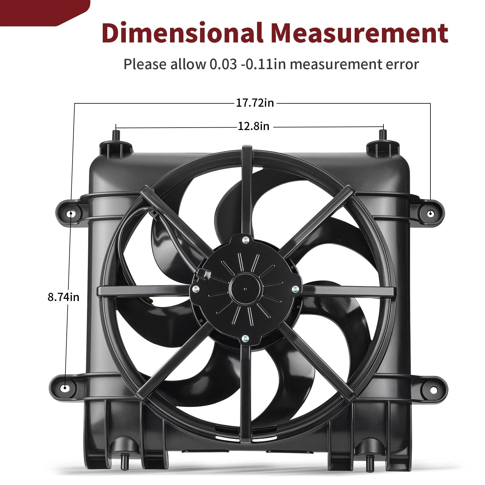 Radiator Cooling Fan Assy 2411816 for Polaris Ranger XP 1000 (2017–2025)