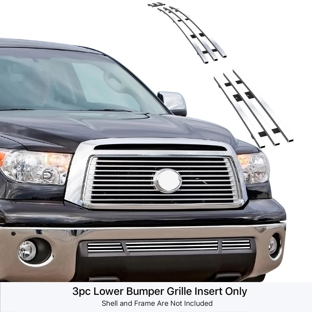 Stainless Chrome Billet Grille Insert for Toyota Tundra (2010-2013)