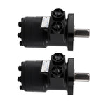 Pair Hydraulic Motor For Char-Lynn 101-1003-009 Eaton 101-1003 Black