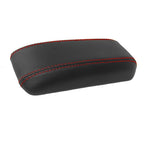 PVC Leather Console Armrest Cover for Honda Civic (1996–2000) Red Stitch