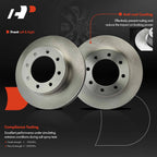 Front Disc Brake Rotors & Ceramic Pads for Ford F-450 Super Duty (1999–2004)