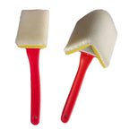 2X 1 Inch Nylon Bristle Paint Brush for Wall Edges and Corners