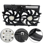 Dual Radiator Cooling Fan Assembly for Audi A5 Q3 A6 A4 Q5