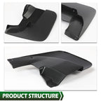 Set of 4 Mud Flaps for Toyota Tundra (2007–2013)