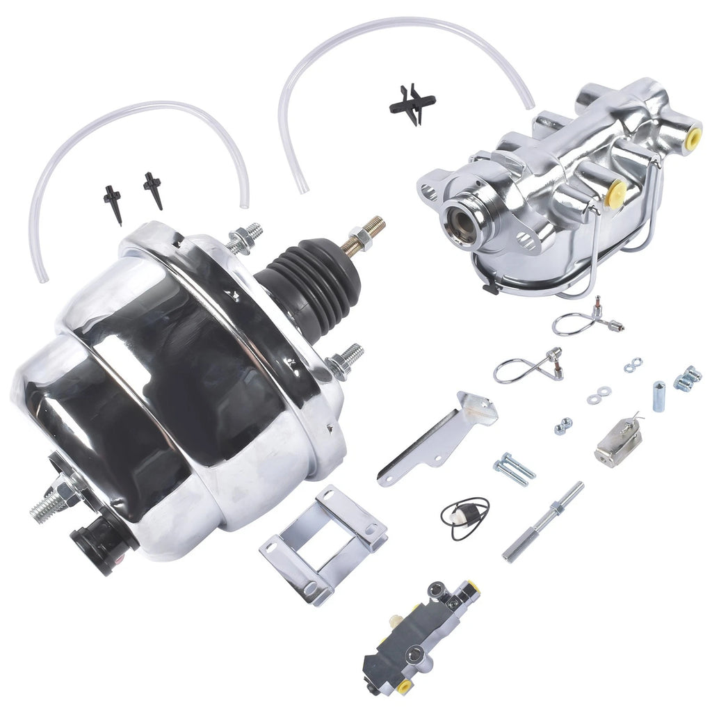 7" Dual Power Brake Booster Kit for Chevrolet Two-Ten/One-Fifty (1955–1957)