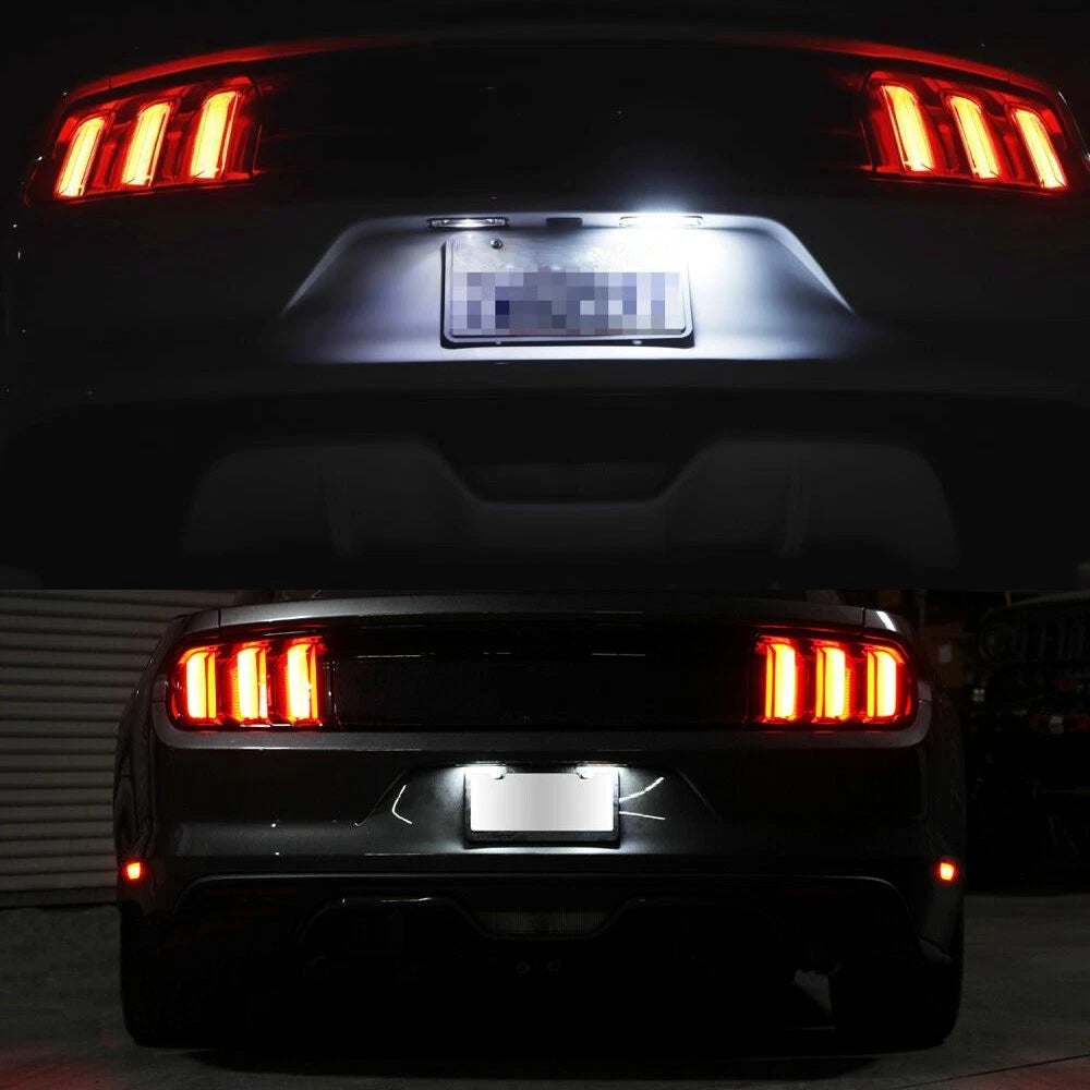 2X LED License Plate Light Bulbs for Ford Mustang (2015-2021)