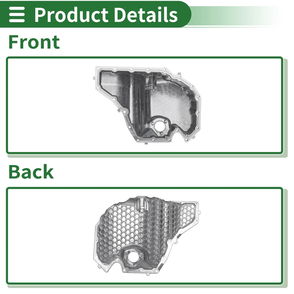 1 Pc Engine Oil Pan No.06L103598AG for Volkswagen A5 (2015–2017) Aluminum