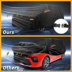 Waterproof All Weather Car Cover for Kia Soul (2010–2023) 190T-PU Zipper