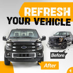 Front Bumper Face Bar for Ford F-150 (2015–2017) with Fog Light Holes
