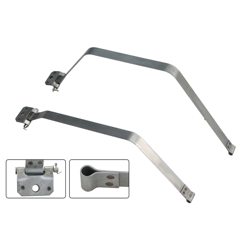 Set of 2 Fuel Tank Straps for Toyota Tundra 4WD (2000–2004) 7760334060 Gray