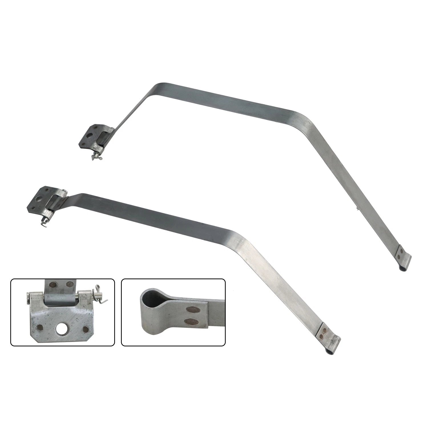 Set of 2 Fuel Tank Straps for Toyota Tundra 4WD (2000–2004) 7760334060 Gray