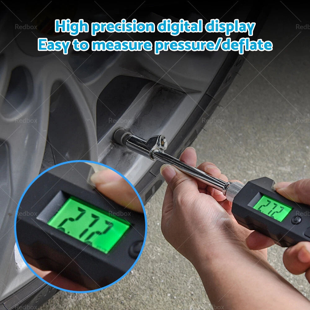 Digital Tire Pressure Gauge for Car Bike Truck (30 PSI)