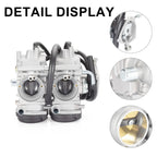 2x Carburetor Manifold+Throttle Cable for Yamaha Raptor 660 YFM660R (2001–2005)