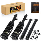 Front Rear Struts w/Spring Sway Bar End Links for Mercury Milan (2006–2009)