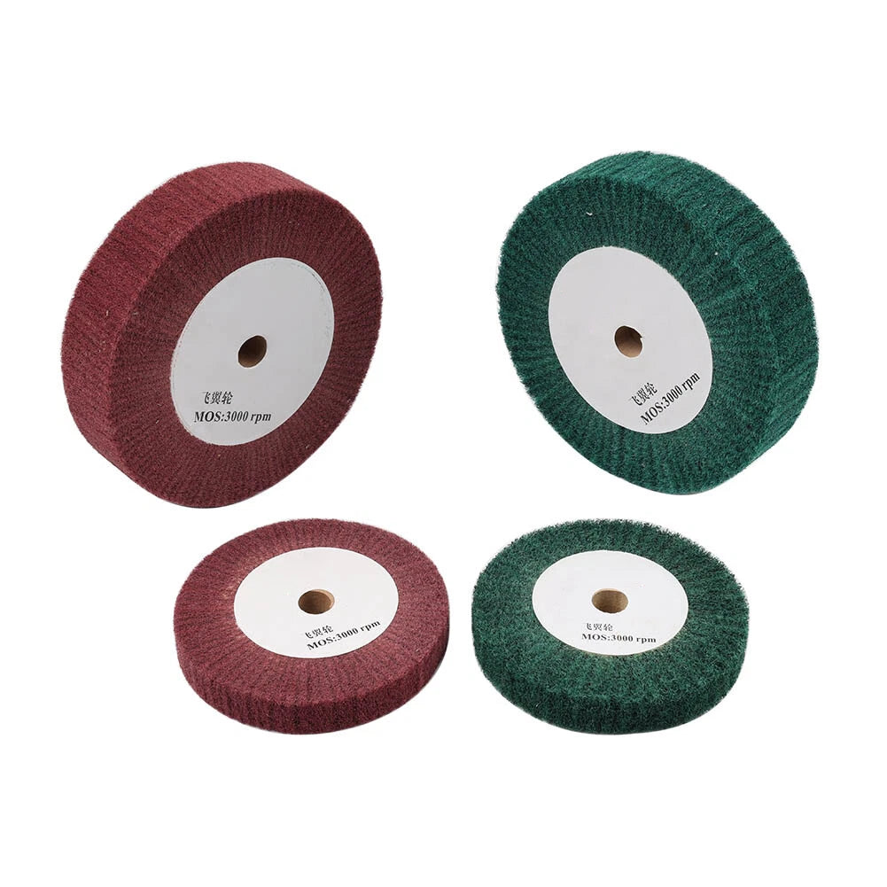 Set of 6 Nylon Fiber Polishing Wheel Flap Discs 25/50mm