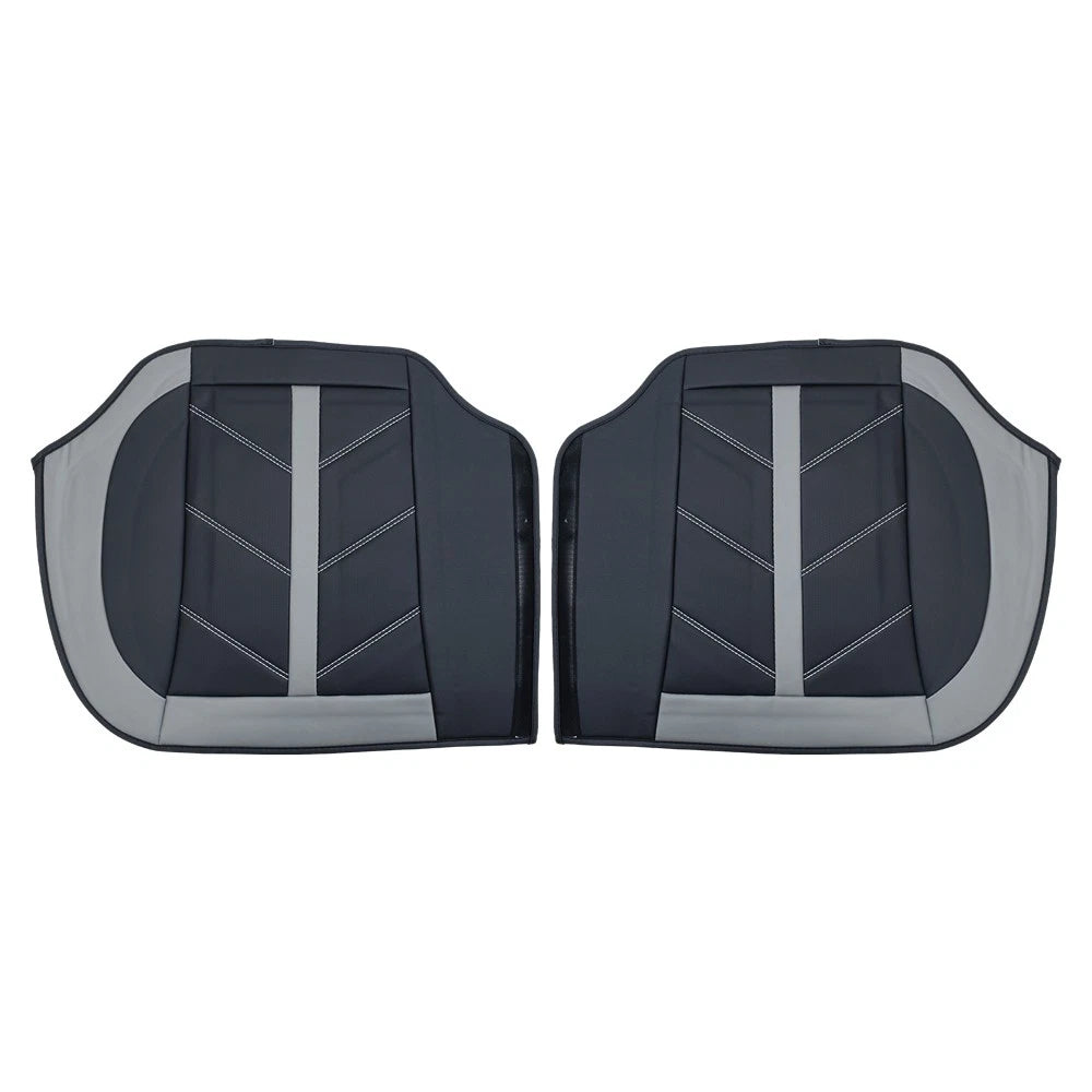 Set of 2 Front & Rear PU Leather Seat Covers for Ford F-150
