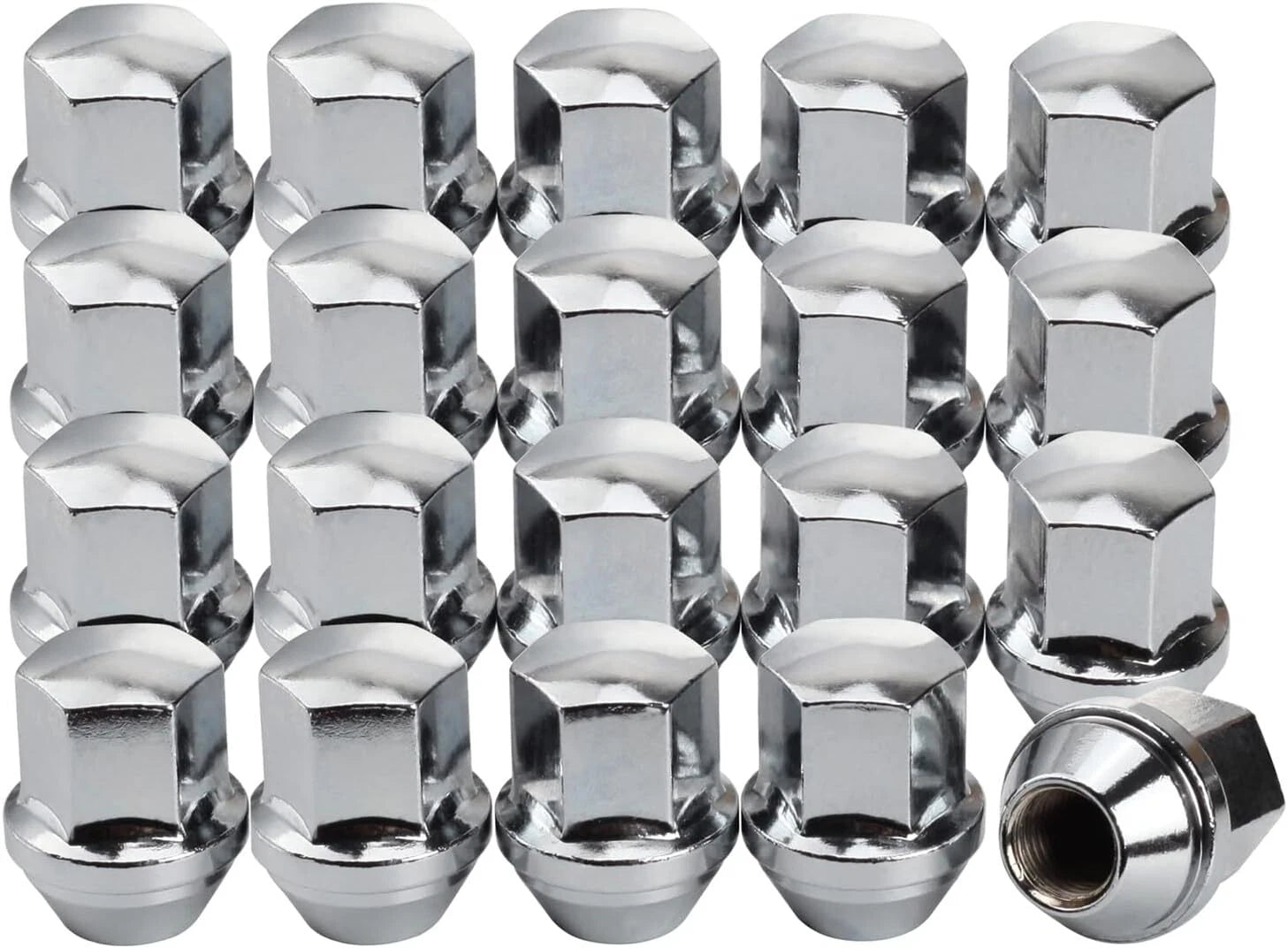 Acorn Seat Lug Nuts for Chrysler Dodge Jeep Ram 1500 (M14x1.5) (2015–2020)