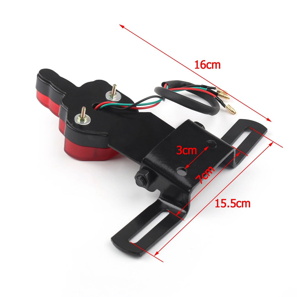 LED Break Tail Light Taillamp for Chopper Bobber