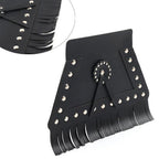 PU Leather Rear Fender Mud Flap Cover for Harley Motorcycle