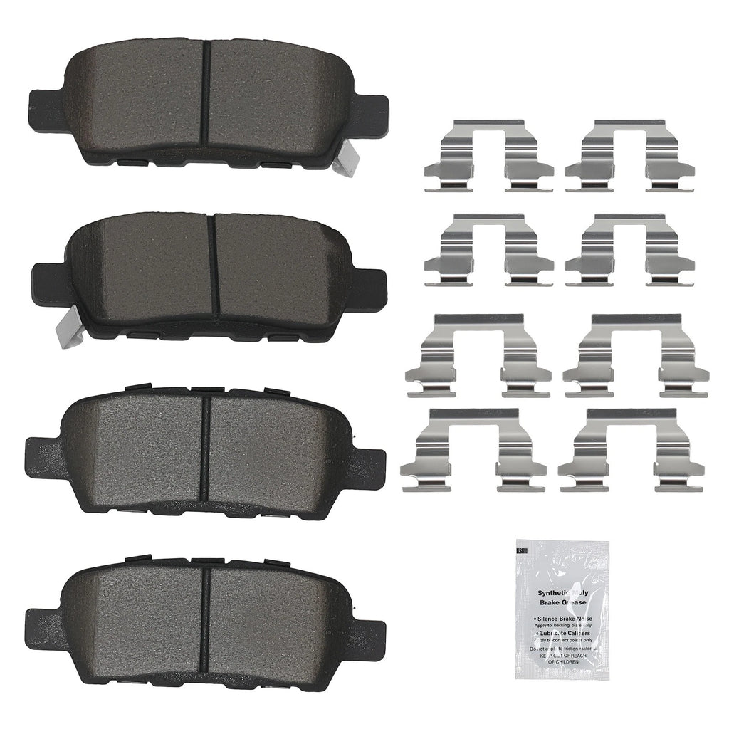 Rear Ceramic Brake Pads Kit for Infiniti M56/M45/M37/M35/JX35 (2011–2013)