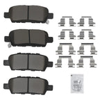 Rear Ceramic Brake Pads Kit for Infiniti M56/M45/M37/M35/JX35 (2011–2013)
