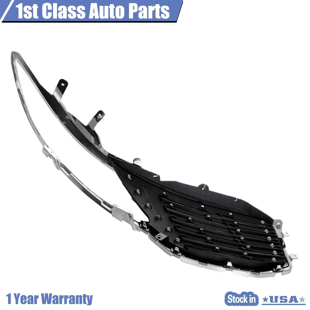 Pair of Chrome Grilles for Lincoln MKZ (2013–2016)
