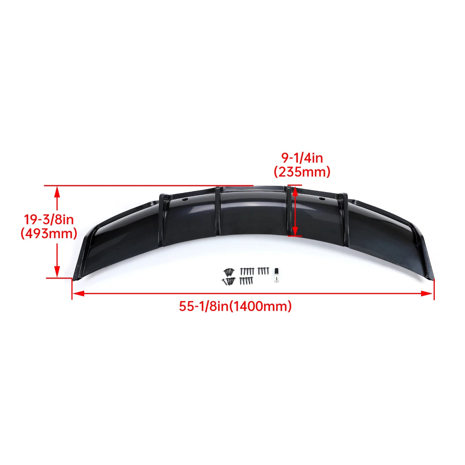 Rear Bumper Lip Diffuser Kit for Tesla Model 3 (2017–2023)