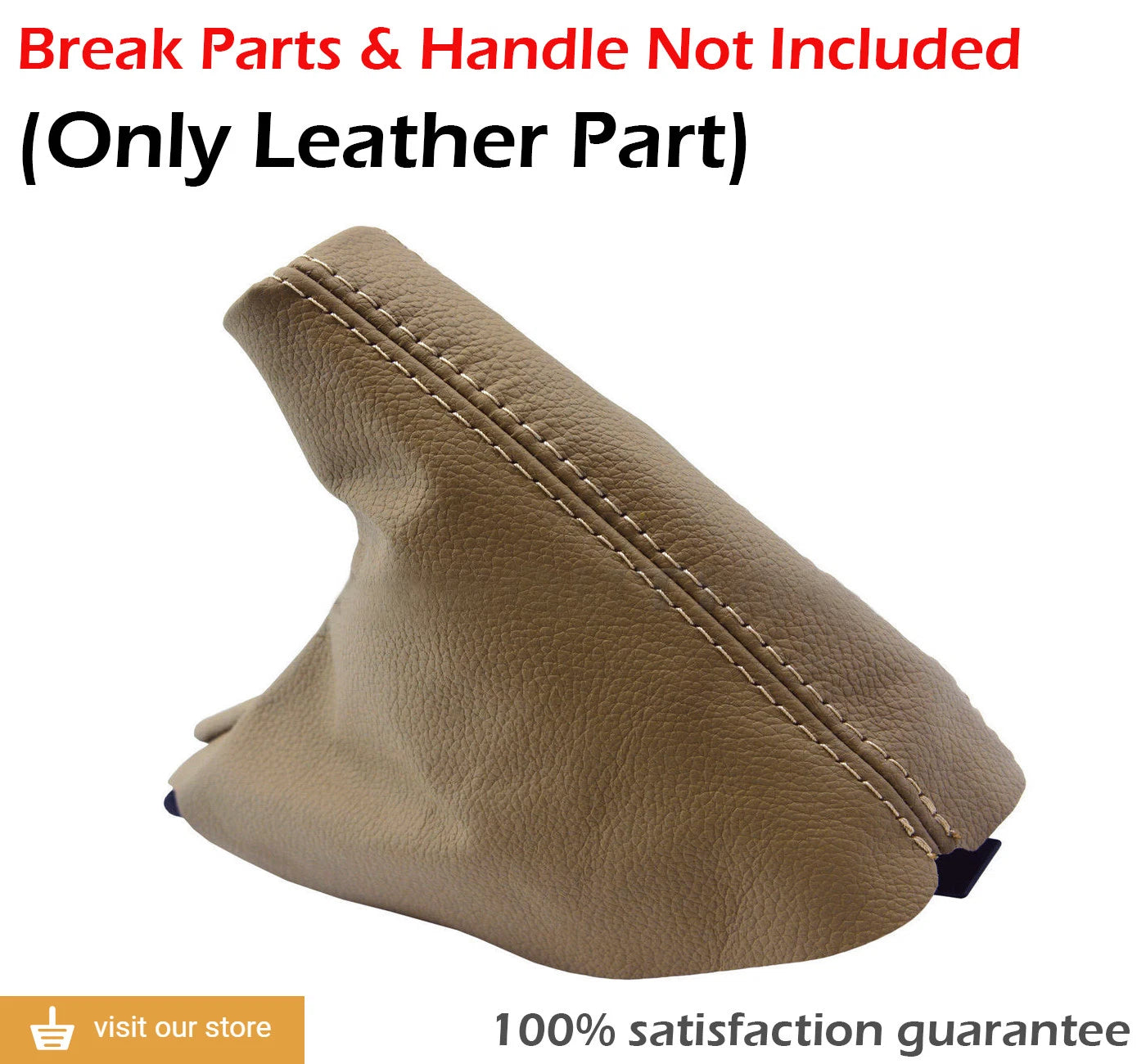 E Brake Boot for BMW E39 525 528 530 (1996–2003) Beige Leather Synthetic
